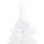 Albero di Natale Artificiale ad Angolo Bianco 180 cm PVC