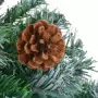 Set Albero Natale Artificiale con LED Palline e Pigne 180 cm