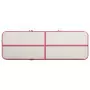 Tappetino Ginnastica Gonfiabile con Pompa 300x100x20cm PVC Rosa