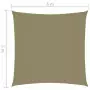 Vela Parasole in Tela Oxford Quadrata 5x5 m Beige