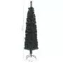 Albero Natale Artificiale Sottile Supporto 180 cm Fibra Ottica