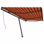 Tenda da Sole Autoportante Automatica 600x350cm Arancio Marrone