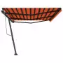 Tenda da Sole Autoportante Automatica 600x350cm Arancio Marrone