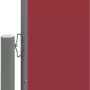 Tenda da Sole Laterale Retrattile Rossa 180x1000 cm