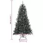 Albero di Natale Artificiale con Base Verde 180 cm PVC