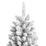 Albero di Natale Artificiale con Neve Floccata 210 cm PVC e PE