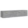 Mobili Parete 2 pz Grigio Sonoma 80x35x36,5cm Legno Multistrato