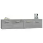 Mobili Parete 2 pz Grigio Sonoma 80x35x36,5cm Legno Multistrato