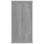 Mensole Cubo Muro 2pz Grigio Sonoma 100x15x30 Legno Multistrato