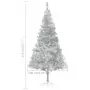 Albero di Natale Artificiale con Supporto Argento 210 cm PET