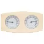 Set Timer Igrotermografo e Clessidra Sauna 2 in 1 Massello Pino