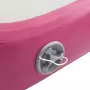 Tappetino Ginnastica Gonfiabile con Pompa 600x100x15cm PVC Rosa