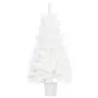 Albero di Natale Artificiale con Aghi Realistici Bianco 90 cm