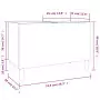 Mobile Porta Dischi Bianco 74,5x38x48 cm in Legno Multistrato