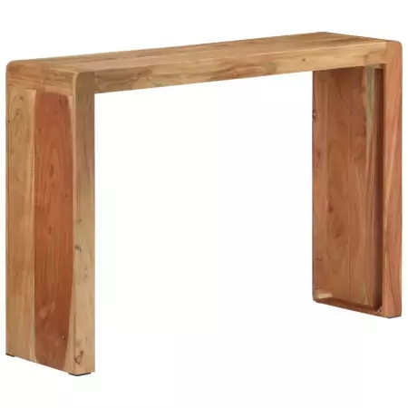 Tavolo Consolle 110x30x76 cm in Legno Massello di Acacia