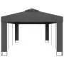 Gazebo con Tetto Doppio 3x6 m Antracite