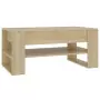 Tavolino da Salotto Rovere Sonoma 102x55x45cm Legno Multistrato