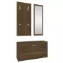 Set Scarpiere 3 in 1 rovere marrone in Legno Multistrato