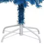 Albero di Natale Artificiale con Supporto Blu 240 cm PVC