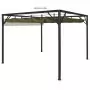 Gazebo da Giardino con Tetto Retrattile 3x3 m Talpa 180 g/m²