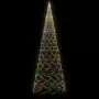 Albero di Natale con Puntale Colorato 3000 LED 800 cm