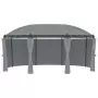 Gazebo con Tende 520x349x255 cm Antracite