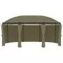 Gazebo con Tende 520x349x255 cm Grigio Talpa 180 g/m²