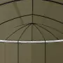 Gazebo con Tende 520x349x255 cm Grigio Talpa 180 g/m²