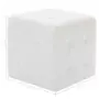 Pouf 2 pz Bianco 30x30x30 cm in Similpelle