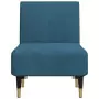 Chaise Longue in Velluto Blu