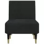 Chaise Longue in Velluto Nero