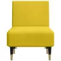 Chaise Longue in Velluto Giallo