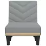 Chaise Longue in Tessuto Grigio Chiaro