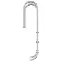 Scala per Piscina 54x38x158 cm Acciaio Inox 304