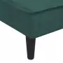 Chaise Longue in Velluto Verde Scuro