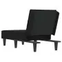 Chaise Longue in Velluto Nero