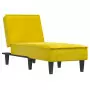 Chaise Longue in Velluto Giallo