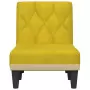 Chaise Longue in Velluto Giallo