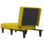 Chaise Longue in Velluto Giallo