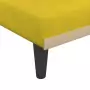 Chaise Longue in Velluto Giallo