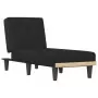 Chaise Longue in Velluto Nero