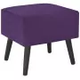 Comodini Viola Scuro 2 pz 40x35x40 cm in Velluto