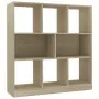 Libreria Rovere Sonoma 97,5x29,5x100 cm in Truciolato