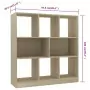 Libreria Rovere Sonoma 97,5x29,5x100 cm in Truciolato