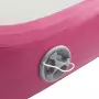 Tappetino Ginnastica Gonfiabile con Pompa 200x200x20cm PVC Rosa