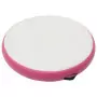 Tappetino Ginnastica Gonfiabile con Pompa 100x100x10cm PVC Rosa