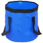 Secchi Pieghevoli 2 pz Blu 20 L in PVC