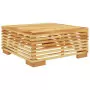 Set Divani da Giardino 2 pz in Legno Massello di Teak