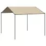 Tenda a Baldacchino Beige 3x3 m in Acciaio e Tessuto