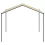 Tenda a Baldacchino Beige 3x3 m in Acciaio e Tessuto